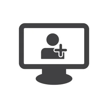 Add user icon Stock Illustration