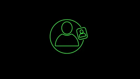 Add user Icon of nice animated. Add new parson animated video Stock Footage 292901332