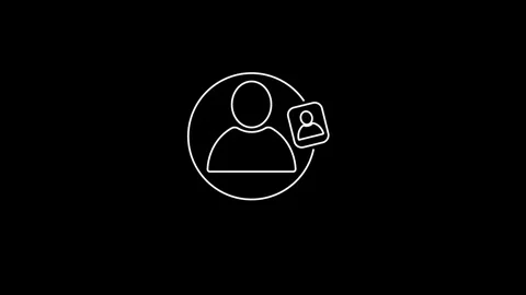 Add user Icon of nice animated. Add new parson animated video Stock Footage 292901390