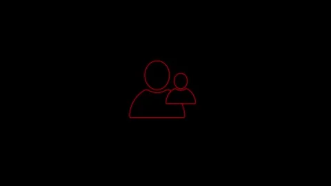 Add user Icon of nice animated. Add new parson animated video Stock Footage 292901733