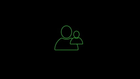 Add user Icon of nice animated. Add new parson animated video Stock Footage 292901736