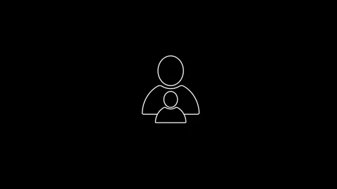Add user Icon of nice animated. Add new parson animated video Stock Footage 292901742