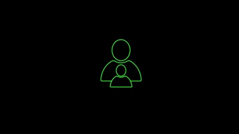 Add user Icon of nice animated. Add new parson animated video Stock Footage 292901747