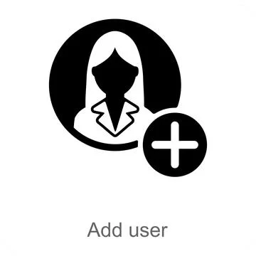 Add User Stock Illustration