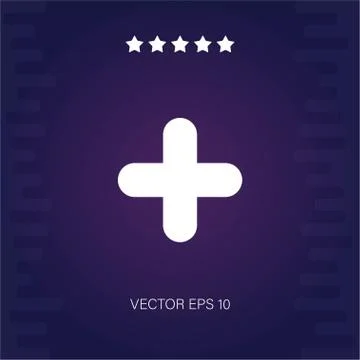 Add vector icon Stock Illustration