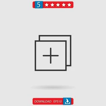 Add vector icon 스톡 일러스트