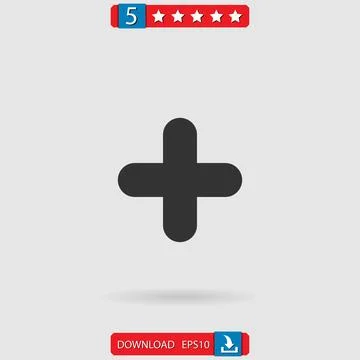 Add vector icon Stock Illustration