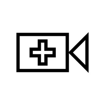 Add Video Icon Stock Illustration