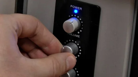 Add the volume and high frequency for computer audio Stock-Footage 72842332