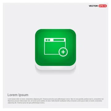 Add Widget icon Stock Illustration