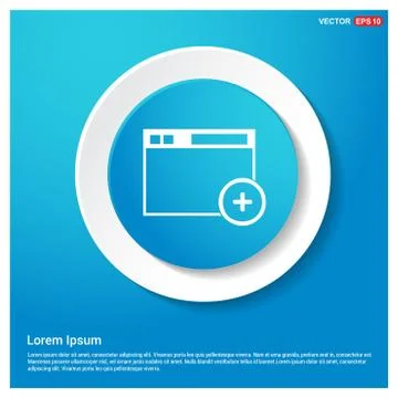Add Widget icon Stock Illustration