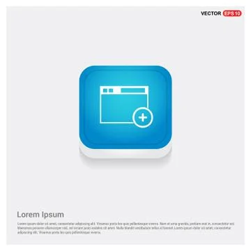 Add Widget icon Stock Illustration