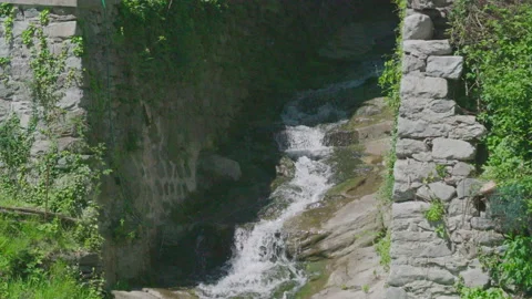 Adda river flowing in slow motion Stock Footage 143778595