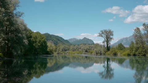 Adda river: panoramic view Stock Footage 154533651