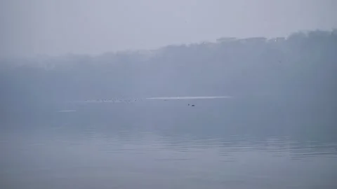 Adda river in Trezzo, Milan. Stock Footage 167943349