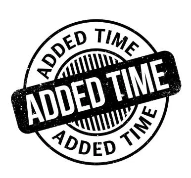 Added Time rubber stamp Stock Illustration