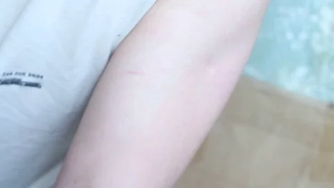 Addict Puts Plait Stock Footage 71618231