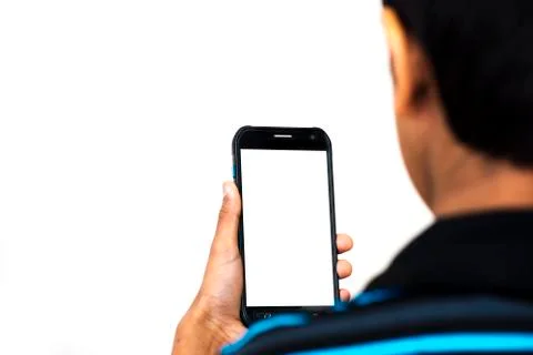 Addicted to phone Stock Photos