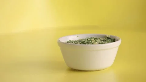Adding cheese to the spinach dip 2 Stock Footage 132194943