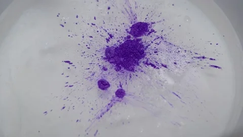 Adding to epoxy resin, a special pearlescent color. Stock Footage 218462759