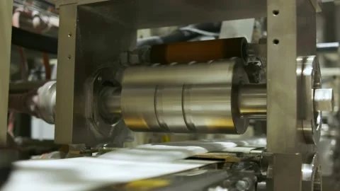 Adding flavored gels, re-pressing, forming the inner layer. An enterprise Stock Footage 165841042