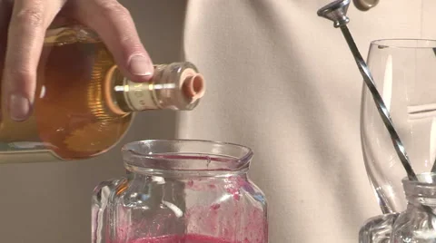 Adding ingredients to  the cocktai Stock Footage 56567624