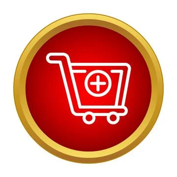 Adding items to shopping cart icon for e commerce イラスト素材