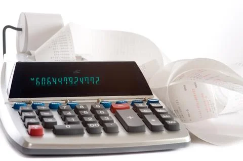 Adding machine Stock Photos