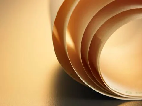 Adding machine tape Stock Photos