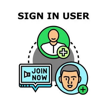 Adding new users to a social network Illustrazione stock