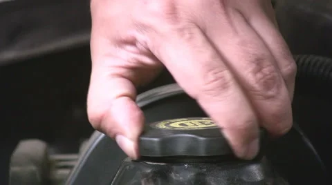 Adding oil Video stock 5196502