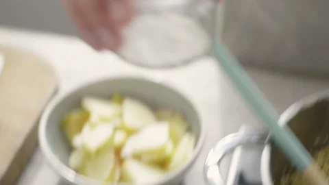 Adding salt Stock Footage 140268706