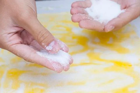 Adding sugar Stock Photos