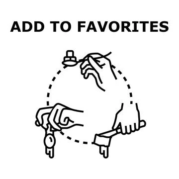 Adding sweet and savory ingredients to favorites concept Stock Illustration