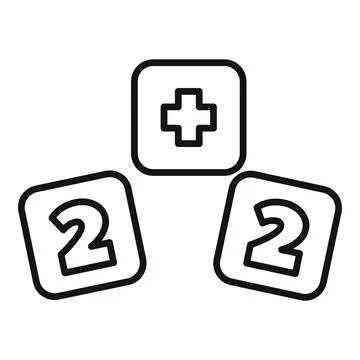 Adding two and two together Illustrazione stock