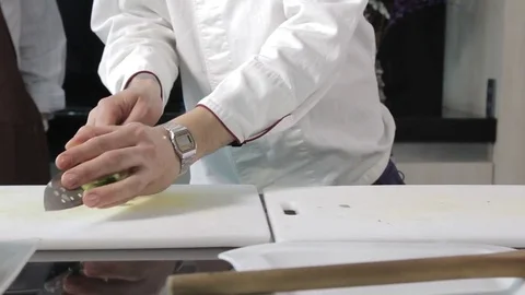 Adding veggies to pot Stock Footage 77046385