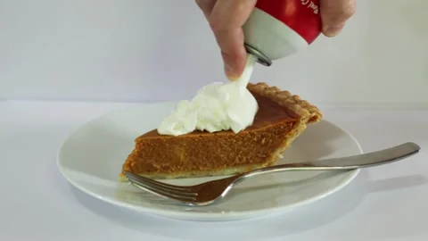 Adding Whip to Pie Stock-Footage 283412243