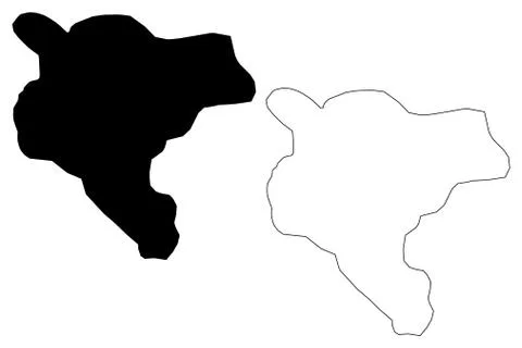 Addis Ababa city map vector.... Stock-Illustration
