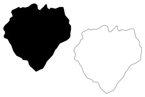 Addis Ababa Region map vector.... Stock-Illustration