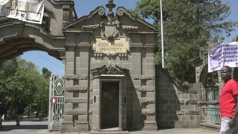 Addis Ababa University Video stock 97722624