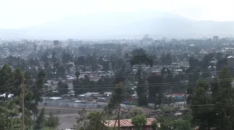 Addis Ababa wide shot 스톡 동영상 1045855