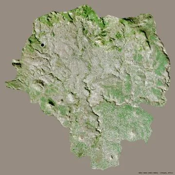 Addis Abeba, city of Ethiopia, on solid. Satellite Stock-Illustration