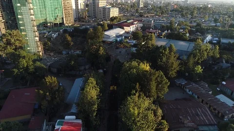 Addis Areal View Stockbeeldmateriaal 104047565