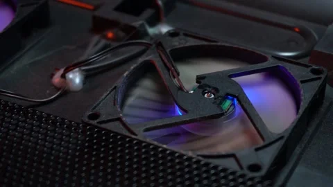Additional cooling for laptop stand black Stock-Footage 310668919