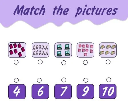 Additional education. Math activity sheet for kids2 230922 Stock Illustration