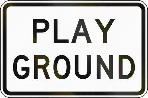 Additional Panel for road sign in the Philippines - Playground Stock Illustration