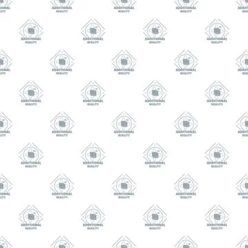 Additional reality pattern seamless イラスト素材