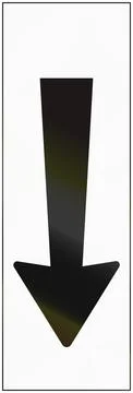 Additional road sign panel used in Switzerland - End Stock Illustration