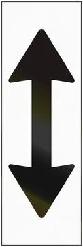 Additional road sign panel used in Switzerland - Before and after Stock Illustration