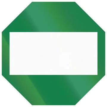 Additional road sign panel used in Switzerland - Visual customs declaration Stock Illustration